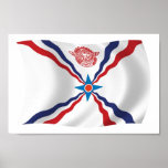 Assyrian Nation Flag Poster Print