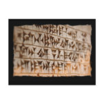 assyrian writing postcard