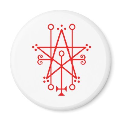 Astaroth Demon Sigil Gothic magnet by gothictoggs
