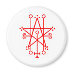 Astaroth Demon Sigil Gothic magnet