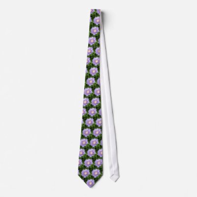 Aster Blues Neck Tie by CaroleArt