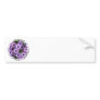 Aster Flowers Bumper Sticker