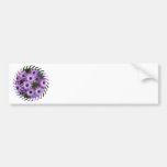 Aster Flowers Bumper Sticker