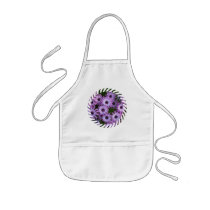 Aster Flowers Children's Apron