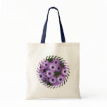 Aster Flowers Small Tote Bag