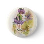 Aster Girl Vintage Flower Variety buttons