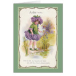 Aster Girl Vintage Flower Variety Cards