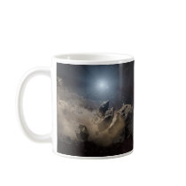 Asteroid in space bites the Dust Mug