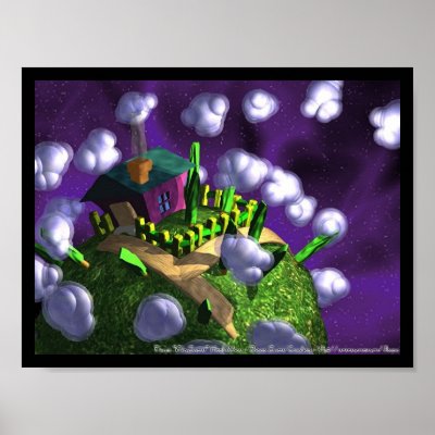 Asteroided House Poster by mrsnow