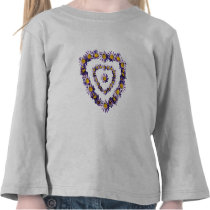 Asters Heart Kids Tees