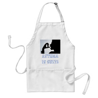Asthma Is Sexy Apron by PrinClem