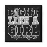 Asthma Sporty Fight Like a Girl Magnets