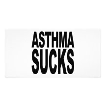 Asthma Sucks Photo Card Template