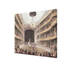 Astley's Amphitheatre from Ackermann's Canvas Prints