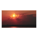 Astonishing Sun Setting behind some clouds