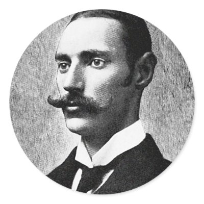 Astor IV ~ John Jacob Capitalist Inventor Stickers by fotoshoppe