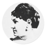 Astor ~ Mrs. William / New York Society Leader Round Sticker