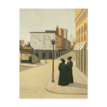 Astor Place, New York circa 1932 Postcard