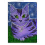 Astra Celestial Moon Stars Cat Fantasy Art Card