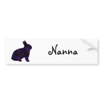 Astro Bunny Bumper Sticker