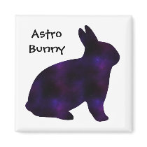 Astro Bunny Refrigerator Magnets