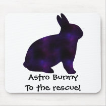 Astro Bunny Mouse Pad