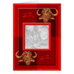 Astro chinese ox template cards