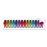 Astro Rainbow bumper stickers
