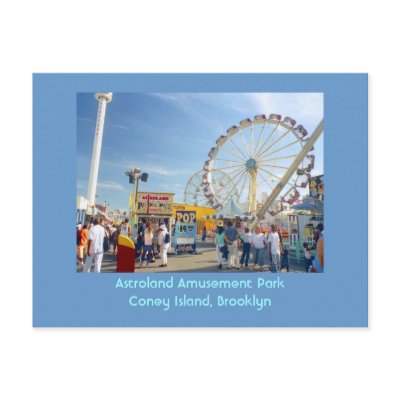 Astroland Amusement Park (Coney Is., NY) postcard by lizadeyphoto