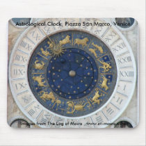 Astrological Clock,  Piazza San Marco, Venice Mouse Pad