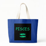 Astrological Sign and Symbol - Pisces Tote Bags