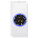 Astrological Symbols Rack Card Design