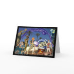 astrology art chart  greeting card