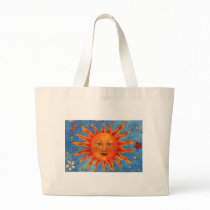 Astrology Sun Canvas Bags