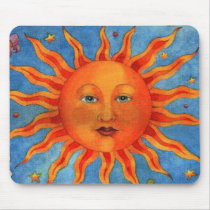 Astrology Sun Mouse Pad