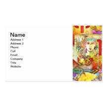 Astrology Zodiac Symbols and Signs Business Card Template