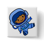 Astronaut boy pin
