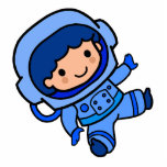 Astronaut Boy photo sculptures