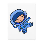 Astronaut Boy Post Card