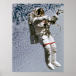 Astronaut Conducting a Spacewalk (STS-64) posters