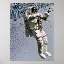 Astronaut Conducting a Spacewalk (STS-64) Posters