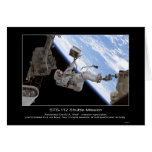 Astronaut David A. Wolf STS-112 Space Walk Greeting Card