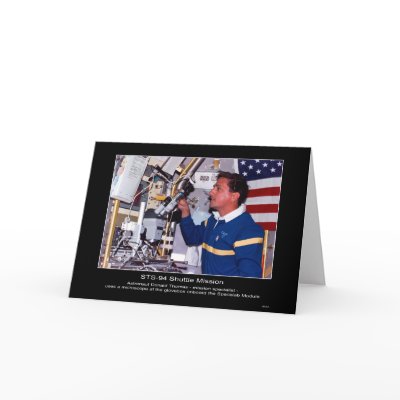 Astronaut Donald Thomas  onboard the Spacelab Modu Card by Space_Exploration
