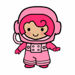 Astronaut Girl photo sculptures