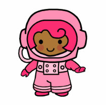 Astronaut Girl Photo Sculptures