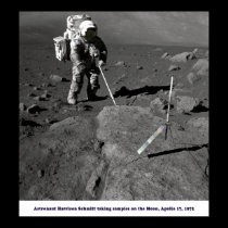 Astronaut Harrison Schmitt, Apollo 17, 1972 posters