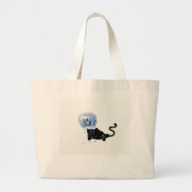 astronaut kitteh canvas bags