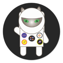 Astronaut Kitty Sticker