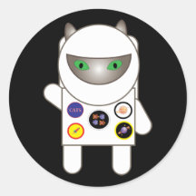 Astronaut Kitty Sticker