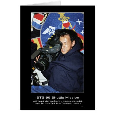 Astronaut Mamoru Mohri  Greeting Card by Space_Exploration